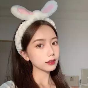 토끼 세안 헤어 머리 밴드 극세사 4종 세수 머리띠 세수헤어밴드 (WD00DB5)