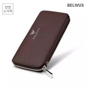 장지갑 빌리버스 남자 소가죽 지갑 BJI438