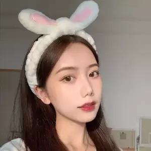 토끼 세안 헤어 머리 밴드 극세사 4종 세수 머리띠 세수헤어밴드 (WD00DB5)
