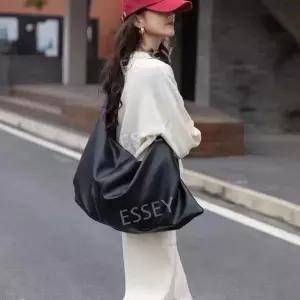 가방 대형 크로스백 보부상 블랙 가죽 캐주얼