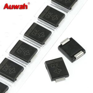 20pcs SMD TVS 다이오드 1500W SMCJ10A DO-214AB SMC 단방향