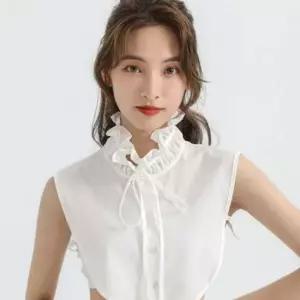 페이크 카라 하이넥 DO9754 페이크 카라 페이크카라 리본카라