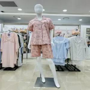 비비안 순면 60수 저밀도 주자 칵테일나염 반팔 여성파자마 WP7017B (스타필드 코엑스)