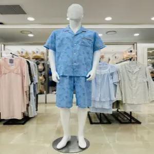 비비안 순면 60수 저밀도 주자 칵테일나염 반팔 남성파자마 MP7017B (스타필드 코엑스)
