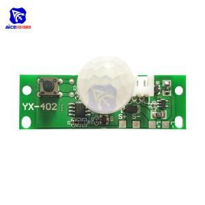 Diymore 3.7V 인체 IR 센서 모듈 태양집열판집열판 램프 제어 스위치 Arduino 용 적외선 동작 감지기