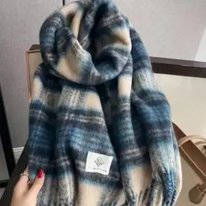 체크 머플러 커플 겨울 롱 따뜻한 빅사이즈 목도리 머플러
