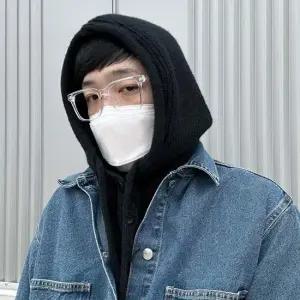 니트 겨울 넥워머 후드 모자 바라클라바 니트넥워머
