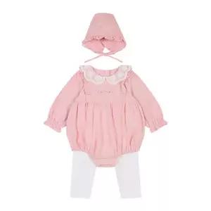 [롯데백화점]아가방 웬디바디수트상하(모자)(PINK) 01S527954