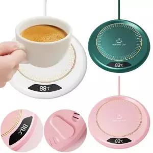 USB 커피 머그잔 워머 3 온도 설정 플레이트 우유 차 음료용 컵