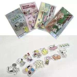 집게 스누피마그넷집게 12pcs