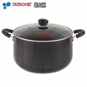 솥 키친아트 쥬노블랙 경질냄비 곰솥 28cm