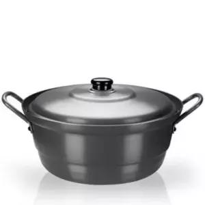 볶음팬 국솥 경질 냄비 찜솥 찜냄비 튀김 곰솥 뚜껑있음 55cm