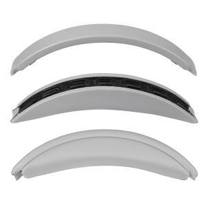보스 QC35 II QC35 QC45 QC SE용 교체용 헤드밴드 패드 - 프리미엄 단백질 가죽 및 고탄성 메모리 폼 부드럽고 편안한 헤드 쿠션 조호 그레이