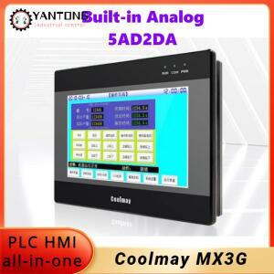 쿨메이 MX3G-43C/70C HMI PLC 올인원 4.3/7인치 내장 아날로그 입력 출력 5AD2DA MODBUS RTU RS485 RS232