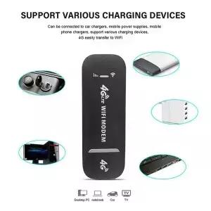 4G LTE 무선 USB 동글 150Mbps 모바일 광대역 모뎀 스틱 SIM 카드 핫스팟 라우터 가정용 사무실용 와이파이