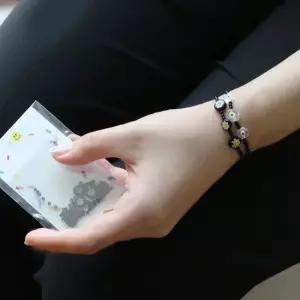비즈 팔찌 만들기 DIY 키트 블랙 데이지 VER 세트 비즈팔찌만들기 팔찌만들기 비즈팔찌재료