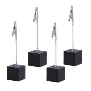 4Pcs 메모 클립 홀더가 악어 걸쇠 그림 카드 종이 노트 클립과 함께 서서 사무실 가정용으로 사용할 수 있습니다