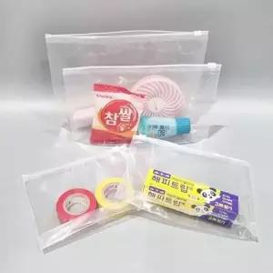 지퍼백 CPP 투명 슬라이드 파우치 지퍼백(100장)25x15+2cm