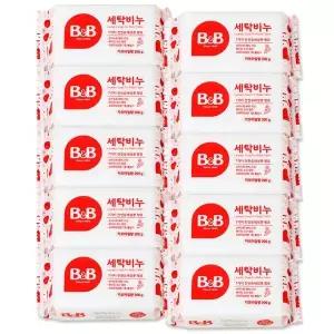 비앤비 세탁비누 카모마일 200g x10개 유아 아기 빨래