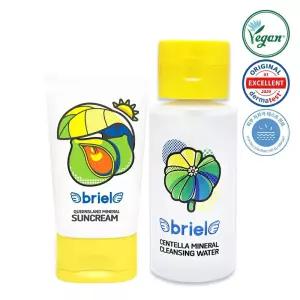 퀸즈랜드 미네랄 썬크림 70ml+병풀 미네랄 클렌징워터 250ml
