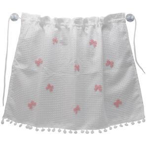 뒷좌석용 옴비즈니 카 사이드 윈도우 선쉐이드 커튼(핑크 보우티), 25.5인치*17인치