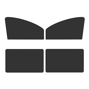 Titgoes 4 PCS 자동차 창문 선섀도, 라이트 블록 프라이버시 커튼, 사이드 윈도우 선 열 보호 커버, 트럭 SUV용 유니버설 실내 액세서리(블랙)
