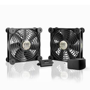 AC 인피니티 멀티팬 S7-P 속도 제어가 가능한 조용한 듀얼 120MM 구동 팬 UL 인증을 받은 리시버 DVR 플레이스테이션 XBOX 부품 냉각 기능