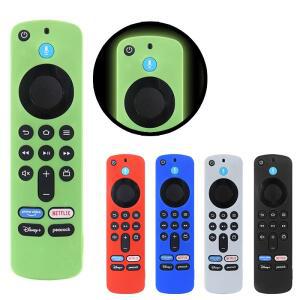 Amazon Fire TV Stick LED 4K(2세대 3세대)와 호환되는 2024 실리콘 케이스 낙하 방지 리모컨