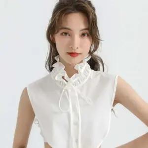 페이크 카라 하이넥 DO9754 페이크 카라 페이크카라 리본카라