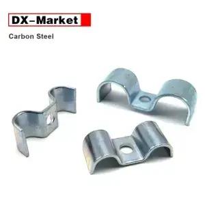 6mm-32mm 이중 튜브 고정 클램프 탄소강 스테인레스 스틸 파이프 C007