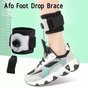 Afo 발 브레이스 손잡이 조절식 왼쪽 오른쪽 팅 업 신발 발목 걷기 지지대