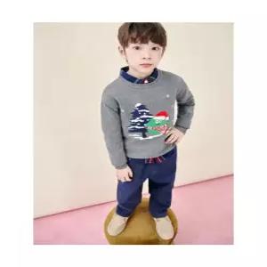 빈폴 키즈 푸즈예티 인타샤 풀오버 니트 애쉬 BI5Y51U044 아동 유아티셔츠 5Y51