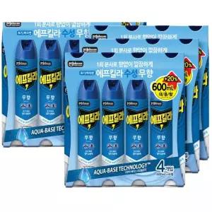 에프킬라 에어로졸 살충제 가성비대용량 무향 모기약 파리 모기 나방 퇴치제 600ml, 24개
