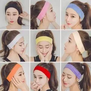 고품질 무지헤어밴드/컬러/세안밴드/머리띠/패션밴드/운동/요 무지 (W10B4B4)