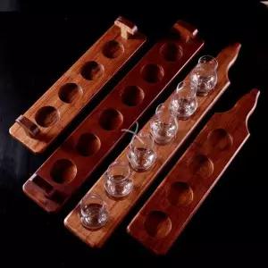 테이스팅 트레이 거치대 세트 샘플러잔 위스키잔 맥주잔