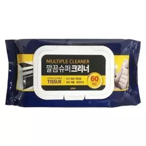 세정티슈 깔끔 60매 클리너 청소용 물티슈