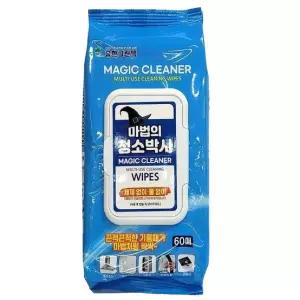 한 장으로 힘들이지 않고 닦아낼 수 있는 클리너 60매