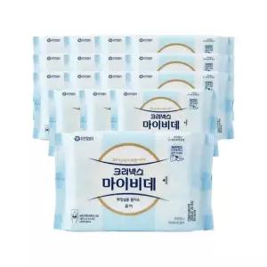 크리넥스 무색무향 마이비데 퓨어 리필 40매 16팩