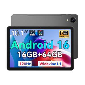 BNCF 10인치 안드로이드16 IPS 스크린 태블릿 유니소크 T7200 CPU 4GB 램 64GB/128GB 롬 6000mAh 와이드바