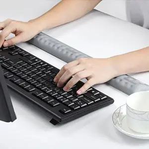 고품질 키보드 마우스 쿠션 패드 컴퓨터 손목 보호 받침대 소 게이밍마우스 무소음마우스 W6065DE