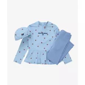 NEWBALANCEKIDS NBgC Cherry Blossom_아동 플레어 래쉬가드 레깅스 셋업 NK9RG3772G51
