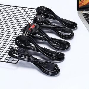 AC85V-265V 10A 1.5M/3M 3PIN EU 코드 미국 영국 AU 플러그 IEC C13 C13-C14 Dell 데스크탑 PC 모니터 용