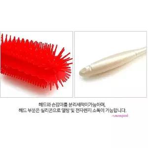 실리콘젖병 텀블러 실리콘솔 컵솔 물병 세척솔젖병솔 병닦는솔 젓병솔 텀블러솔 물병솔 물통 브러쉬ssu208
