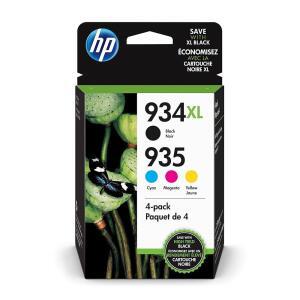 hp호환 오리지널 935 시안 마젠타 옐로우 / 934XL 블랙 잉크 카트리지 (4팩) | WORKS OFFICEJET 6810 PRO 6230 6830 시리즈 N9H66FN vUL