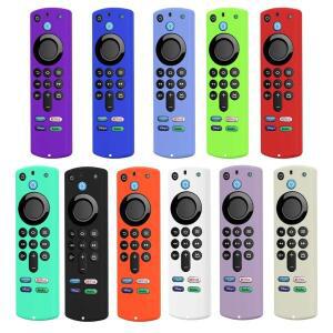 Fire Stick 4K MAX/3세대 TV 원격 케이스용 실리콘 보호 커버 어둠 속에서 빛나는 안티 드롭 방진