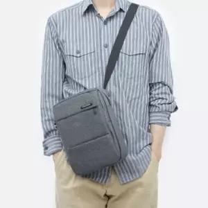 남자 미니 크로스백 숄더백 데일리 그레이 메신저백 남자메신저백 남성슬링백