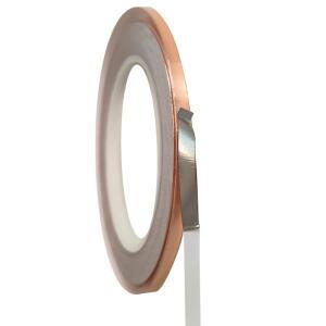 5mm/6.3mm/8mm/10mm 단일 측면 접착 구리 호일 테이프 전도성  한쪽 은색  변압기 LCD PDP용