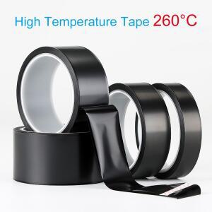 33M 검정색 Kapton 테이프 절연 전압 방지 매트 쉐이딩 고온 폴리이미드 접착 1롤