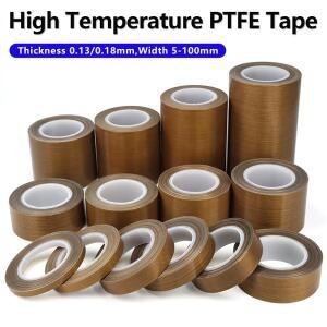 PTFE 전기 테이프 10M/롤 폭5mm-100mm 고온 저항성 300 ℃ 접착식 천 열 절연재 (실링기용)