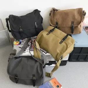 크로스 대 책 학생 백 데일리 빈티지 가방 옆으로매는 작업 수공구 공구기타 볼연결대